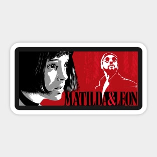 Matilda & Leon Sticker